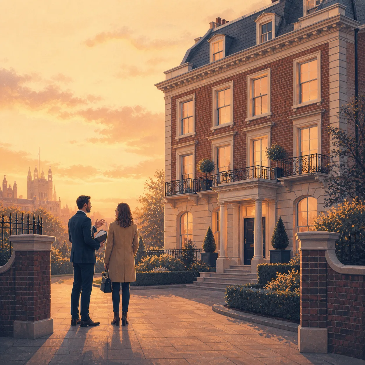 High-Value Mortgage Requirements: What Lenders Assess Editorial illustration for High-Value Mortgage Requirements: What Lenders Assess, showing a UK property finance scenario.