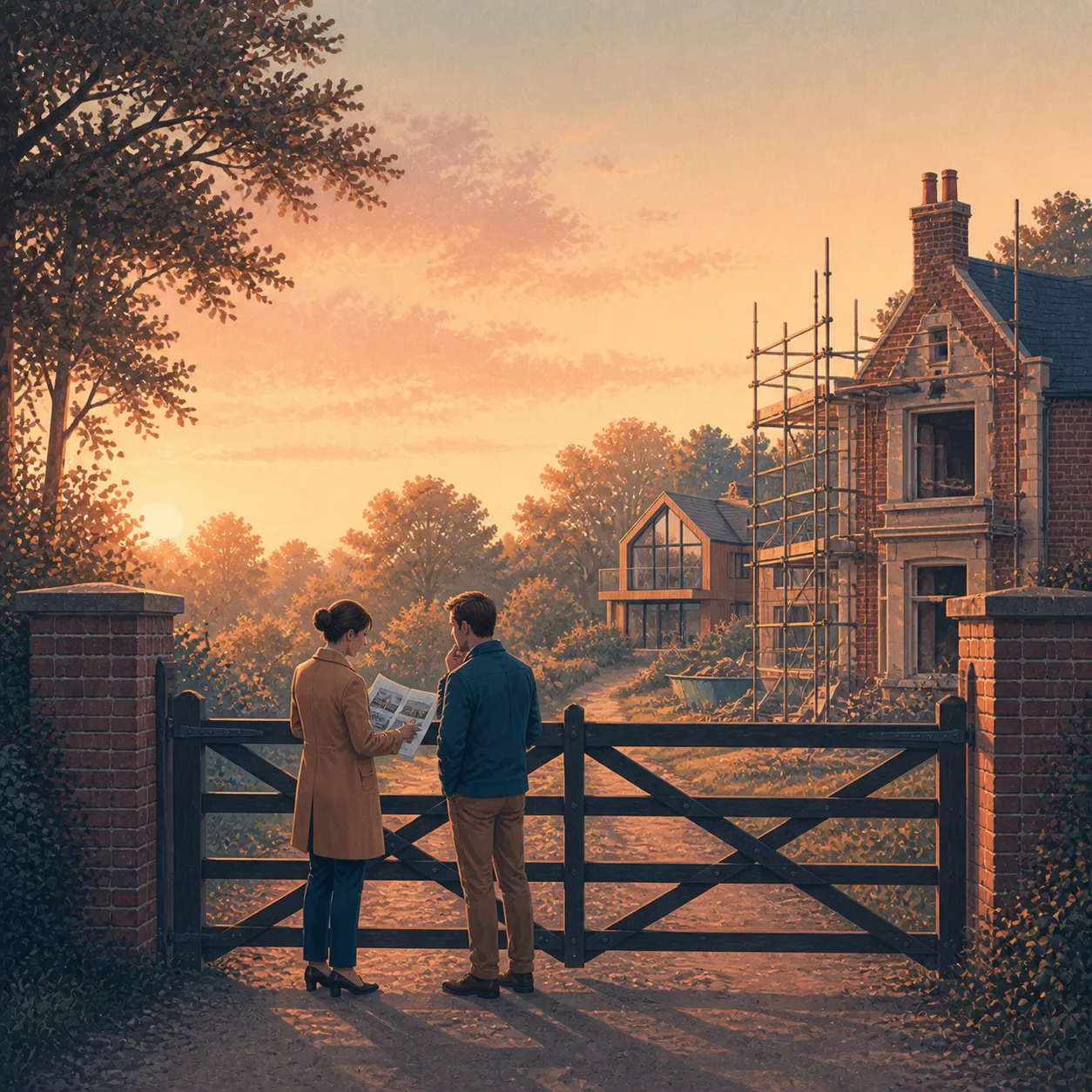 Why Bridging Loans Get Declined Editorial illustration for Why Bridging Loans Get Declined, showing a UK property finance scenario.